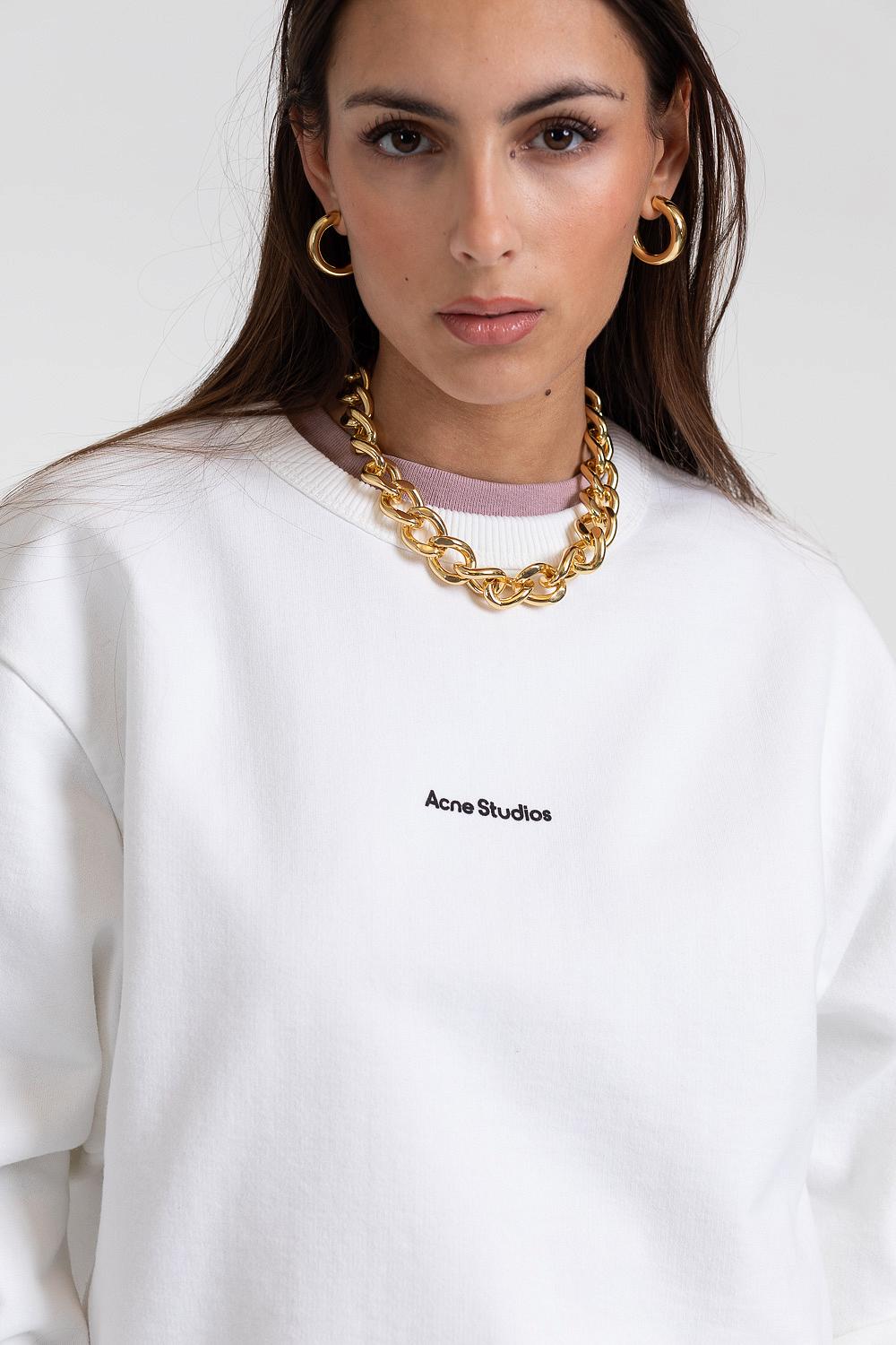 Acne studios hotsell white sweatshirt